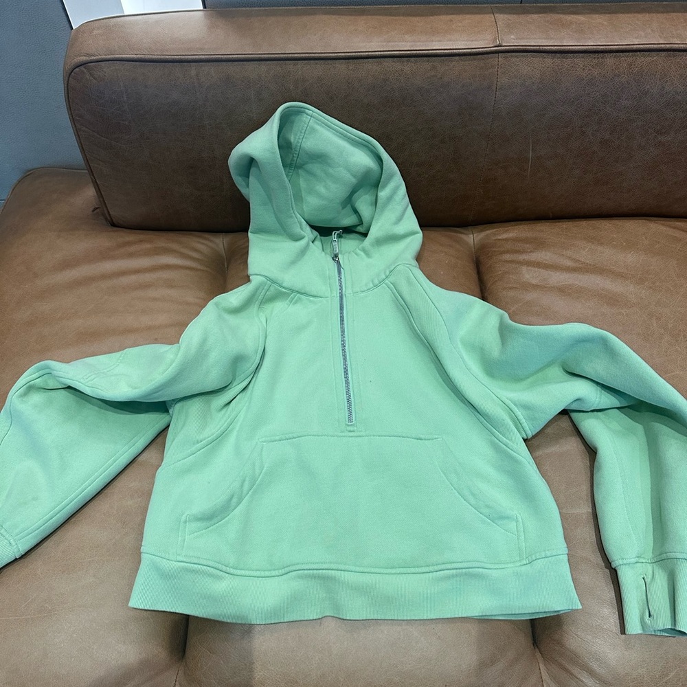 Scuba Oversized Half-Zip Hoodie. Barely used really pretty color!